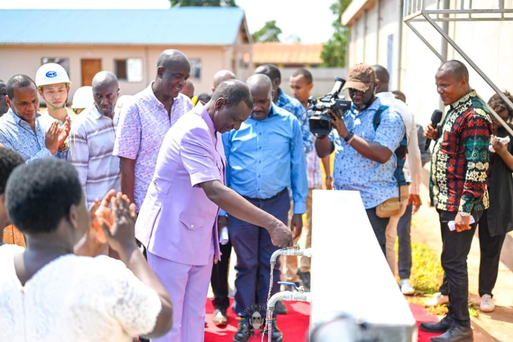 President William Ruto opens a 2b project in Kilifi County