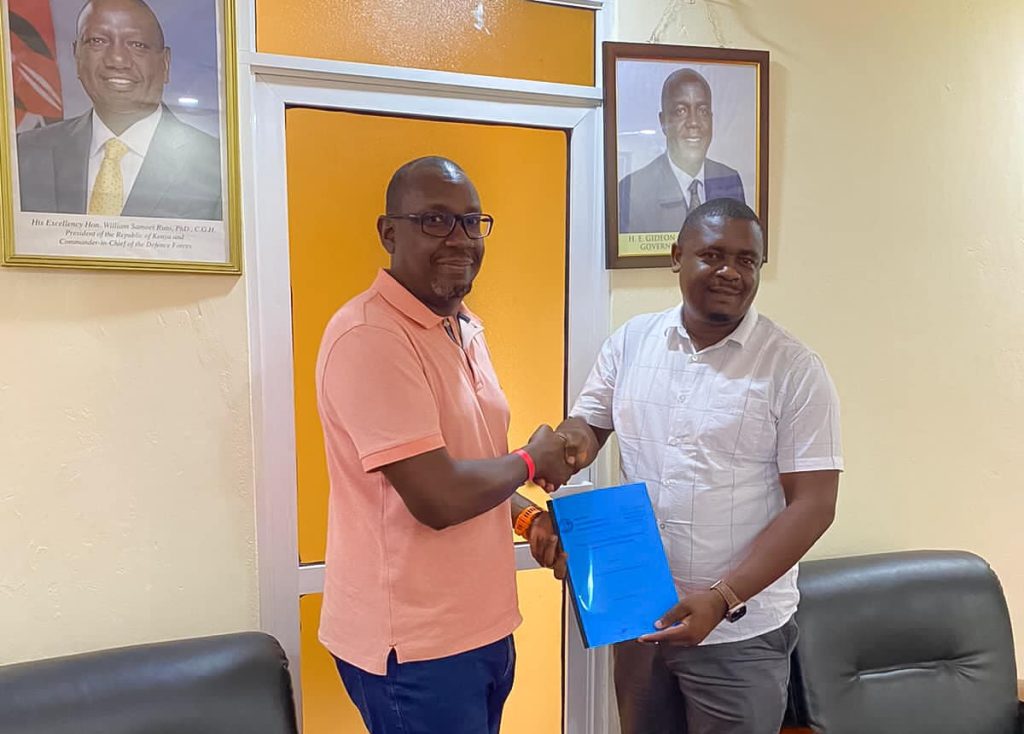 Managing Director of KIMAWASCO and Managing Director of Numeral IOT join forces to sign a groundbreaking contract for the implementation of Water Smart Meter Technology in KIMAWASCO